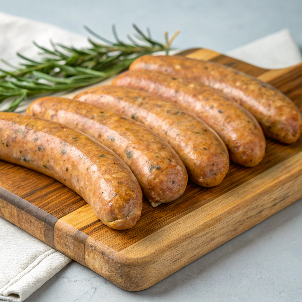 Fresh packs of authentic Irish recipe pork sausages and cured back bacon ready for dispatch
