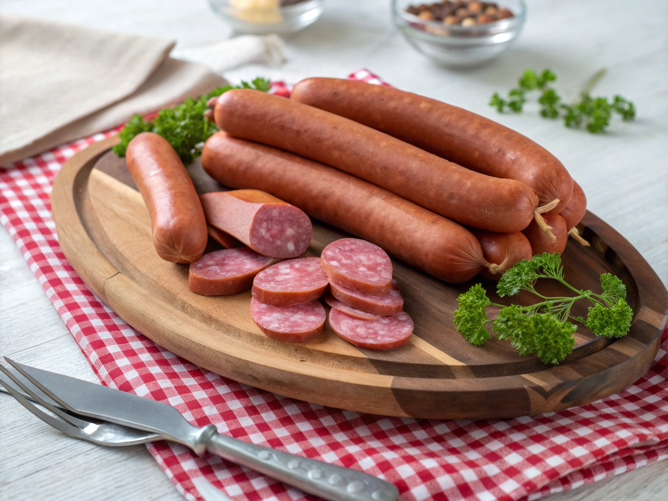 Traditional Irish butcher meats including sausages, rashers, and puddings